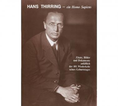 Hans Thirring - ein Homo Sapiens Zitate, Bilder und Dokumente 